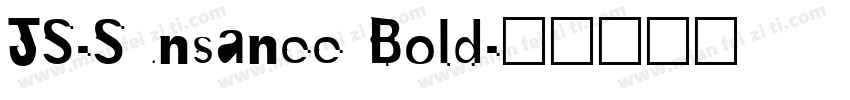 JS-Sunsanee Bold字体转换